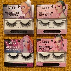 BRAND NEW ✨ KISS x Meredith Duxbury False Eyelash Bundle - 4 Pack